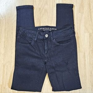 Distressed Black Skinny Jeans